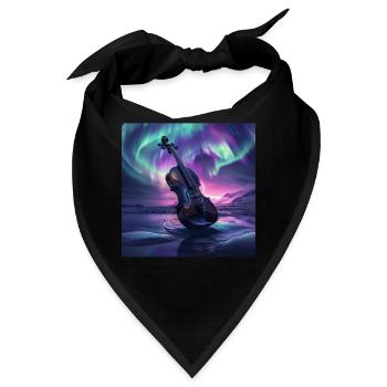 Violine - Bandana - Schwarz - Vorne
