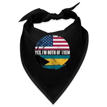 Bahamas - Bandana - Schwarz - Vorne
