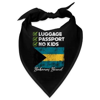 Bahamas - Bandana - Schwarz - Vorne