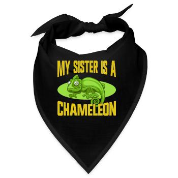 Chameleon Gifts - Bandana - Schwarz - Vorne
