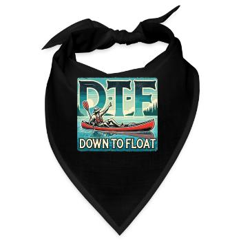 DTF - Down To Float - Bandana - Schwarz - Vorne