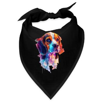 Beagle - Bandana - Schwarz - Vorne
