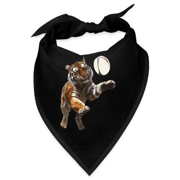 Tiger - Bandana - Schwarz - Vorne