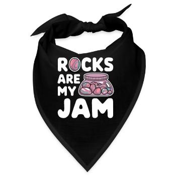 Rock Tumbling Hobbyist Polierte Steine Und - Bandana - Schwarz - Vorne