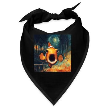 Clownfisch - Bandana - Schwarz - Vorne