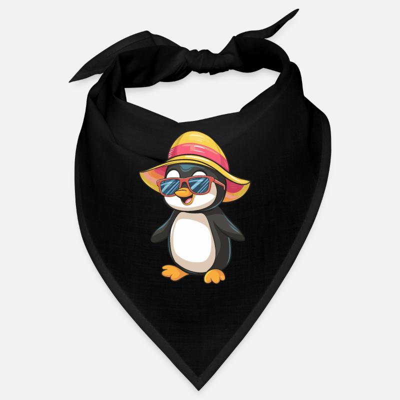 Sommerpinguin Mit Sonnenbrille Bandana
