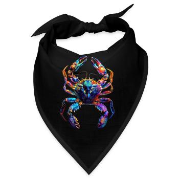 Krabbe - Bandana - Schwarz - Vorne
