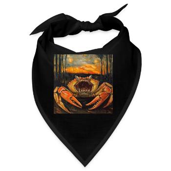 Krabbe - Bandana - Schwarz - Vorne