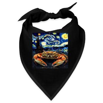 Krabbe - Bandana - Schwarz - Vorne