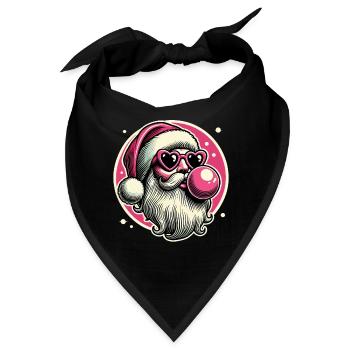 Cooler Sigma Santa Weihnachtsstil - Bandana - Schwarz - Vorne