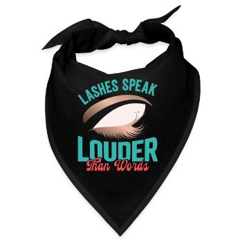Lash Tech - Bandana - Schwarz - Vorne