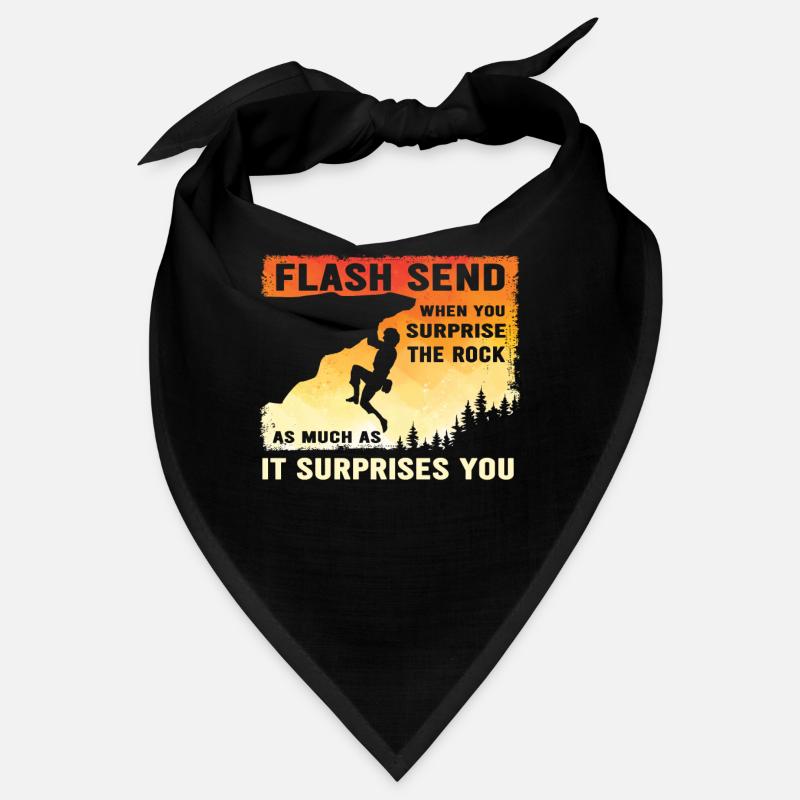 Boulderer Flash Send Bouldern Bandana