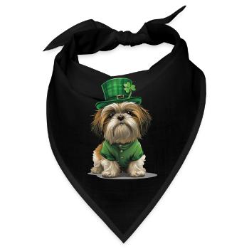 Shih Tzu - Bandana - Schwarz - Vorne
