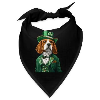 Beagle - Bandana - Schwarz - Vorne