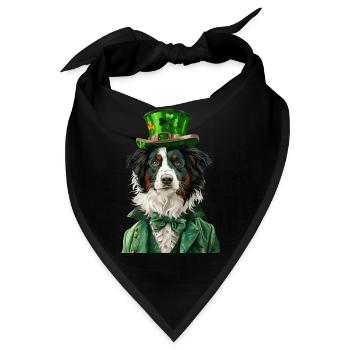 Border Collie - Bandana - Schwarz - Vorne