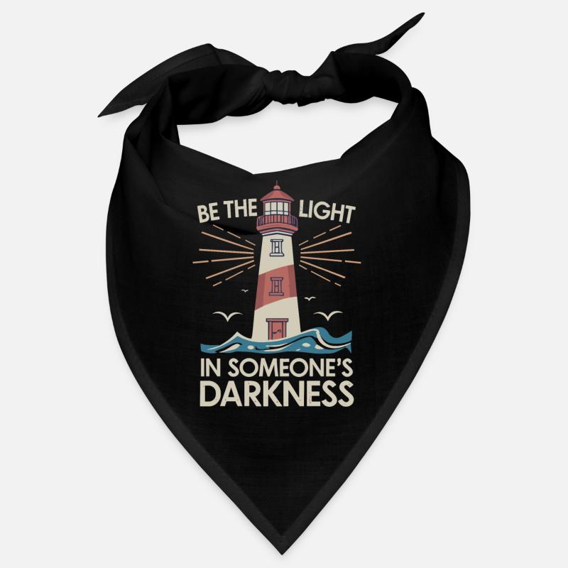 Lighthouse Motivational Saying - Positive Thinking Bandana