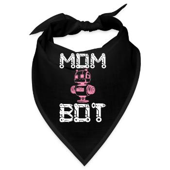 Mom Bot Roboteringenieurin Mom - Bandana - Schwarz - Vorne