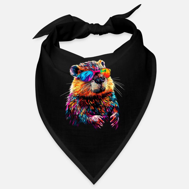 Beaver Motif Beaver Whisperer Rodents Cute Beaver Bandana