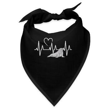Walross - Bandana - Schwarz - Vorne