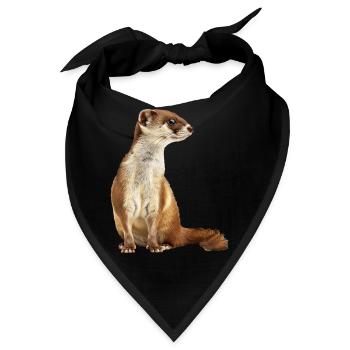 Wiesel - Bandana - Schwarz - Vorne