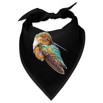 Kolibri - Bandana - Schwarz - Vorne