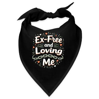 Trennungsermächtigung, Selbstliebe, Neuanfänge - Bandana - Schwarz - Vorne