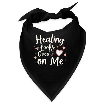Trennungsermächtigung, Selbstliebe, Neuanfänge - Bandana - Schwarz - Vorne