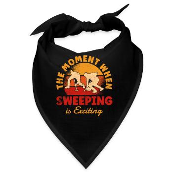 Curling Sport Curling - Bandana - Schwarz - Vorne