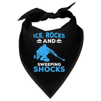Curling Sport Curling - Bandana - Schwarz - Vorne