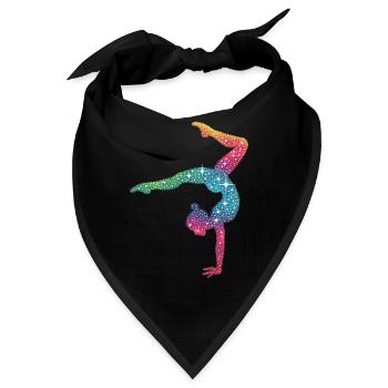 Gymnastik Gymnast Akrobatik Gymnastin - Bandana - Schwarz - Vorne