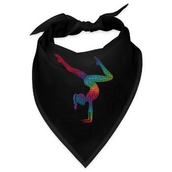Gymnastik Gymnast Akrobatik Gymnastin - Bandana - Schwarz - Vorne