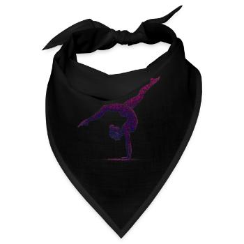 Gymnastik Gymnast Akrobatik Gymnastin - Bandana - Schwarz - Vorne