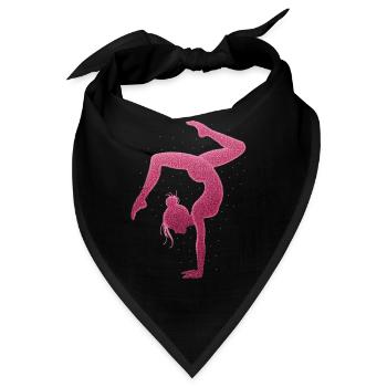 Gymnastik Gymnast Akrobatik Gymnastin - Bandana - Schwarz - Vorne