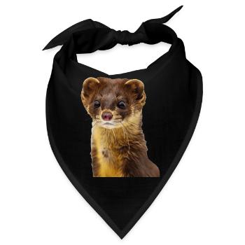 Wiesel - Bandana - Schwarz - Vorne