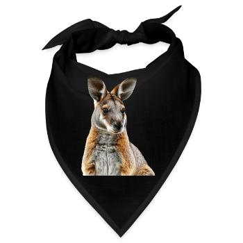 Wallaby - Bandana - Schwarz - Vorne