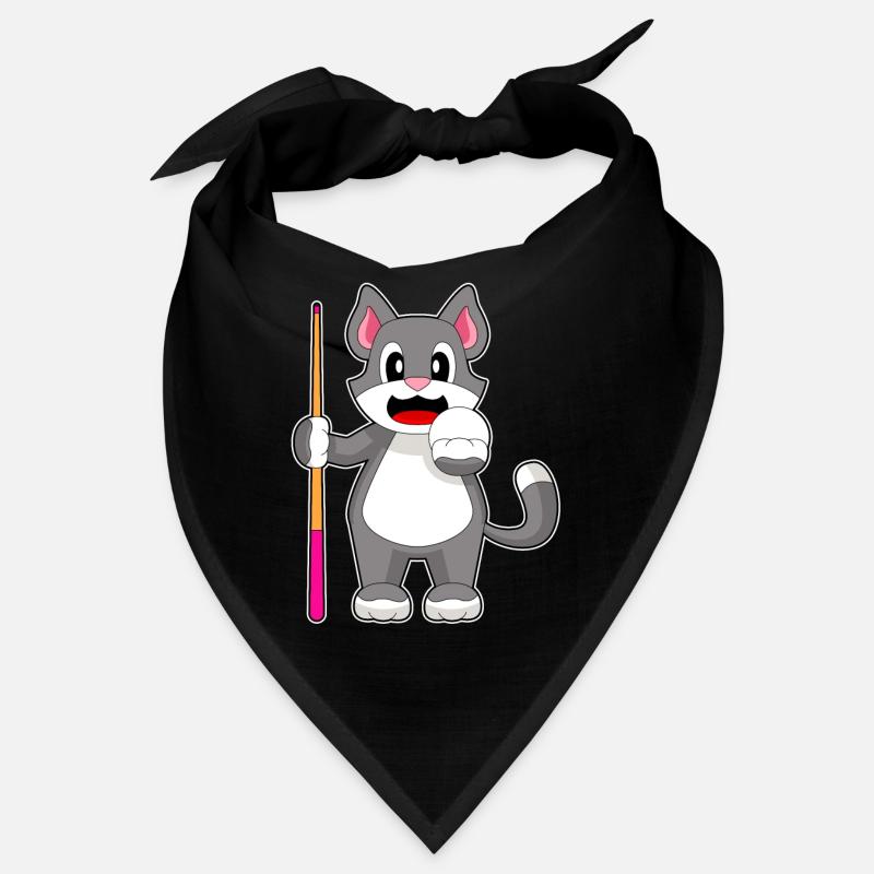 Cat Billiard Cue Bandana