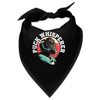 Eishockey Torwart Eishockey Torhüter - Bandana - Schwarz - Vorne