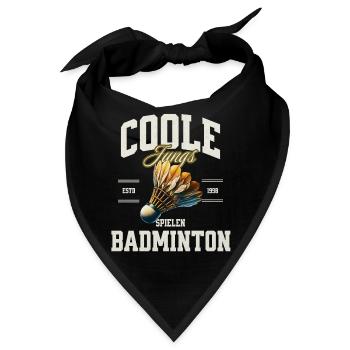Badminton - Bandana - Schwarz - Vorne