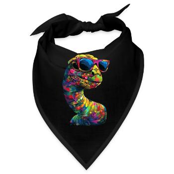Wurm - Bandana - Schwarz - Vorne