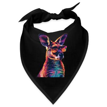 Wallaby - Bandana - Schwarz - Vorne