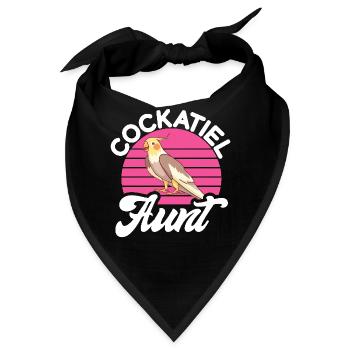Cockatiel Gifts - Bandana - Schwarz - Vorne