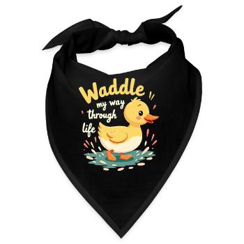 Nutztier-enten-enthusiasten Hinterhof-enten - Bandana - Schwarz - Vorne
