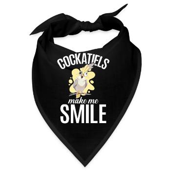 Cockatiel Gifts - Bandana - Schwarz - Vorne