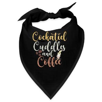 Cockatiel Gifts - Bandana - Schwarz - Vorne