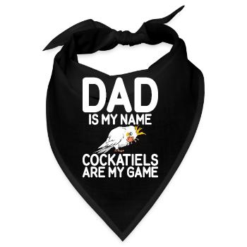 Cockatiel Gifts - Bandana - Schwarz - Vorne
