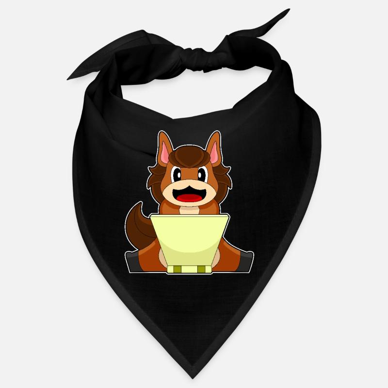 Pferd Laptop Bandana