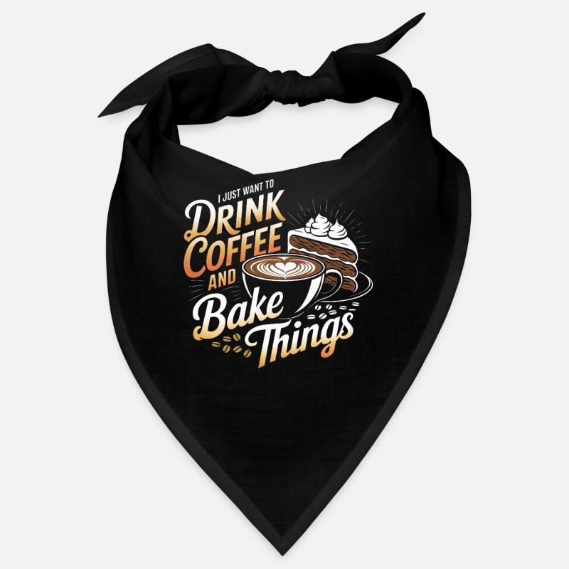 Drink Coffee and Bake Baking Baker Bakery Bakers Bandana
