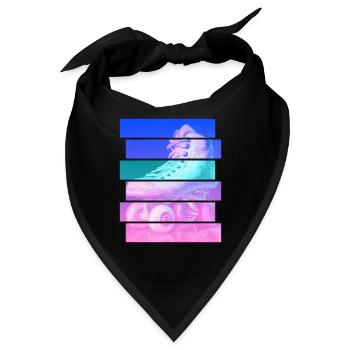 Rollschuh - Bandana - Schwarz - Vorne