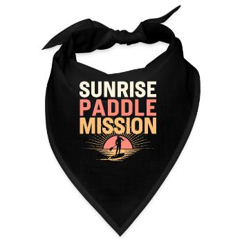 Paddleboarding Sup-abenteuer, Wassersport Im - Bandana - Schwarz - Vorne