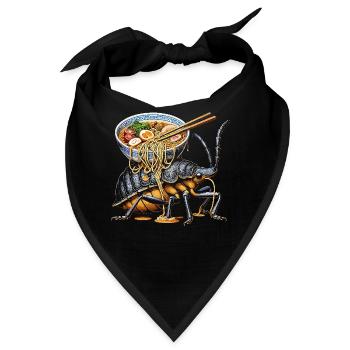 Pill Bug Owner Entomology Lover Isopod Rollie Poll - Bandana - Schwarz - Vorne